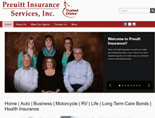 Tablet Screenshot of preuitt-ins.com